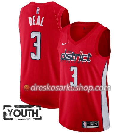 Dječji NBA Dres Washington Wizards Bradley Beal 3 Nike 2018-19 Crvena Swingman